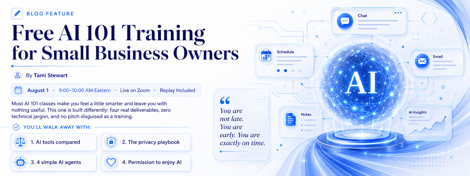 Free AI 101 training for small business owners